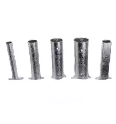 Fourreaux de différentes dimensions pour rendre un potelet amovible