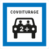 CE52 panneau routier parking covoiturage