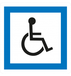 CE14 - Panneau installations accessibles aux personnes handicapées