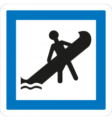 CE19 - Panneau emplacement de mise à l'eau d'embarcations légères