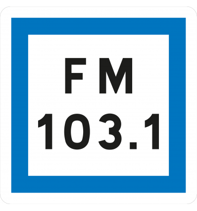 CE22 - Panneau radio dédiée à la circulation routière
