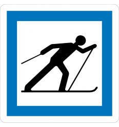 CE6b - Panneau circuit de ski de fond