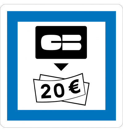 CE25 - Panneau distributeur de billets