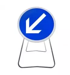 BK21A2 - Panneau de Chantier Contournement par la Gauche