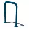 Support de Vélo Acier en forme d'arceau bleu sur platines