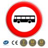 B9f - Panneau accès interdit aux véhicules de transport en commun