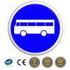 B27a - Panneau voie réservée aux véhicules de transport en commun