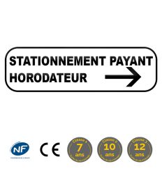 M6e - Panonceau stationnement payant horodateur