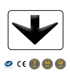 M3d - Panonceau affectation de voie : normes et classes