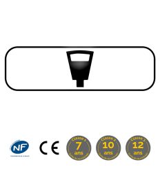 Panonceau stationnement payant parcmètre - Panonceau M6d1