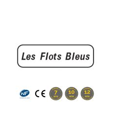 M10z - Panonceau d'identification personnalisable certifié