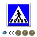 C20A  panneau d'indication d'un passage pour piétons. MySignalisation.com