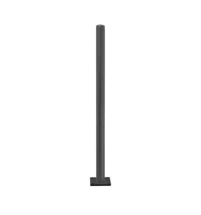 Potelet carrefour gris anthracite sur platine