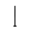 Potelet carrefour noir foncé platine
