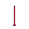 Potelet carrefour rouge pourpre sur platine
