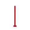 Potelet carrefour rouge signalisation sur platine
