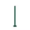 Potelet carrefour vert mousse sur platine