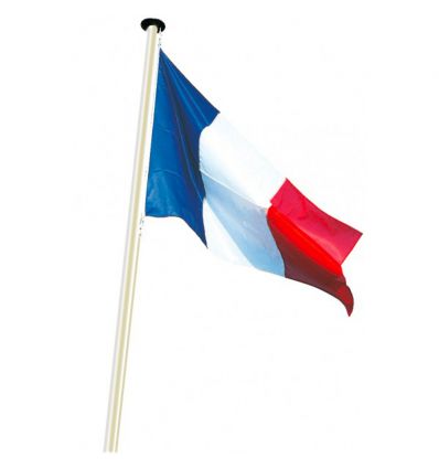 Drapeau français à hisser sur un mat