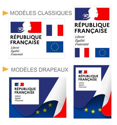 Plaque de façade république française