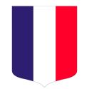 Photo : Écusson porte-drapeaux de façade Tricolore - Classique