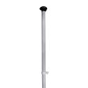 Photo : Mât de façade pour pavillon Blanc pur RAL 9010 - 1,2 m - Ø 36 mm