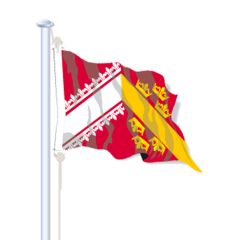 Drapeau et pavillon provinces historiques françaises