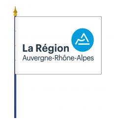 Drapeau Auvergne Rhône-Alpes pour bâtiment public