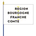 Photo : Drapeau Bourgogne Franche Comté pour bâtiment public Maille 115 g - Drapeau sur hampe 20 x 30 cm