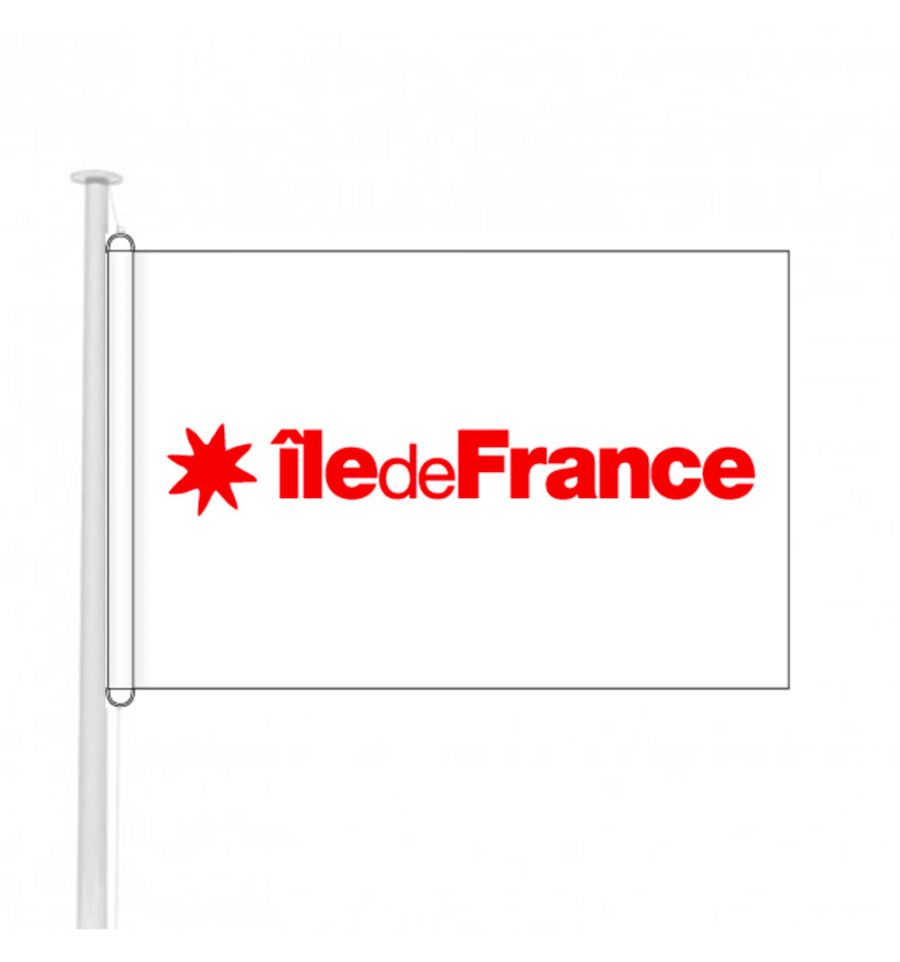 Drapeau Région Haute-Normandie - Drapeaux des Régions et Provinces  françaises/Drapeaux des Régions avec 2 anneaux - DRAPEAU-FRANCE