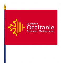 Drapeau Occitanie pour bâtiment public