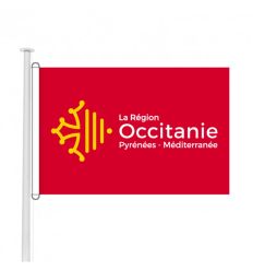Drapeau Occitanie pour bâtiment public