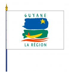 Drapeau Guyane bâtiment public