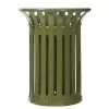 Poubelle Demi-Tulipe 35 L vert olive