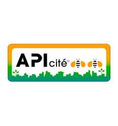 Panneau label Apicité - 2 abeilles