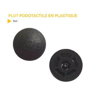 Plot Podotactile en Plastique Polyamide Noir