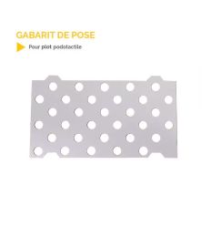 Gabarit de collage pour les clous podotactiles