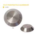Photo : Clou Podotactile Plat Aluminium brut lisse à coller (colle non incluse)