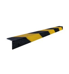 Nez de marche haute visibilité noir et jaune