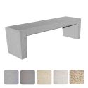 Photo : Banquette publique extérieure en béton Gris sablé - 150 cm - Sans