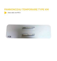 KM2 - Panonceau PVC avec rails