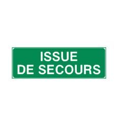 Panneau Sortie de secours Texte seul Issue de secours