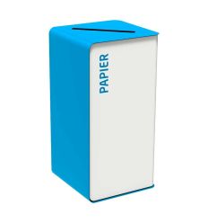 Poubelle interieure papier 40L façade blanche