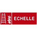 Photo : Panneau Échelle d’incendie Texte + Picto Autocollant - 250 x 80 mm