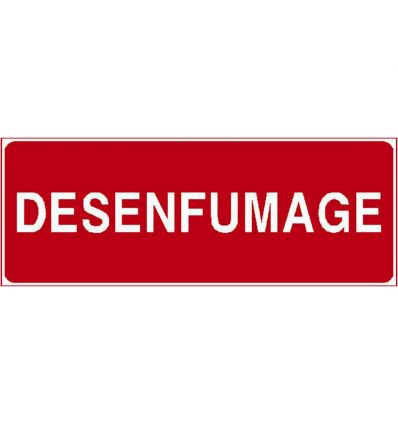 Panneau Désenfumage texte seul