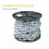 Chaînette en acier -Rouleau de 25 mètres - Résistance 65 kg