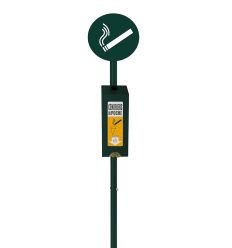 Distributeur de cendriers de poche avec borne
