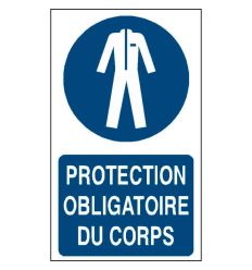 Panneau Port de vêtement de protection obligatoire