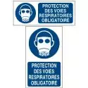 Panneau Protection obligatoire des voies respiratoires
