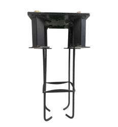 Contre platine à sceller pour poteau de basket