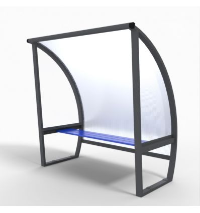 Banc de touche foot modèle standard, hauteur 1,6m, banc de 1,5m, pour 3 joueurs (1)